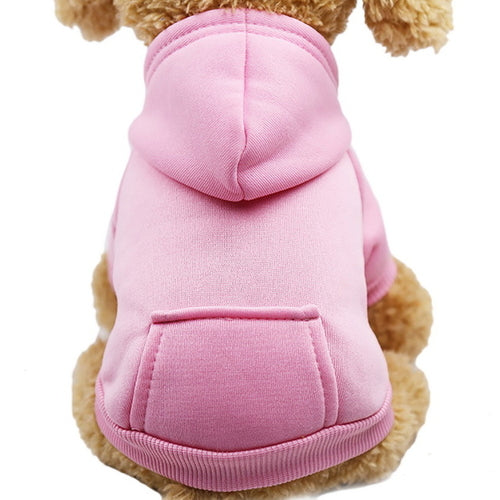 Zachte Honden Hoodie - Comfortabel - voor Kleine Hondjes - Zachte Fleece voor Huisdier