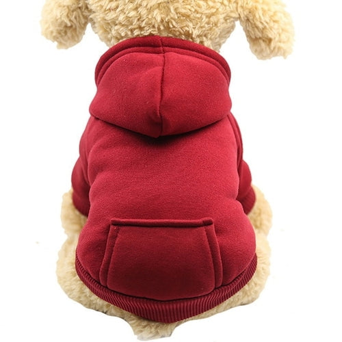 Zachte Honden Hoodie - Comfortabel - voor Kleine Hondjes - Zachte Fleece voor Huisdier