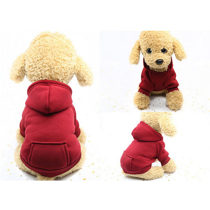 Zachte Honden Hoodie - Comfortabel - voor Kleine Hondjes - Zachte Fleece voor Huisdier